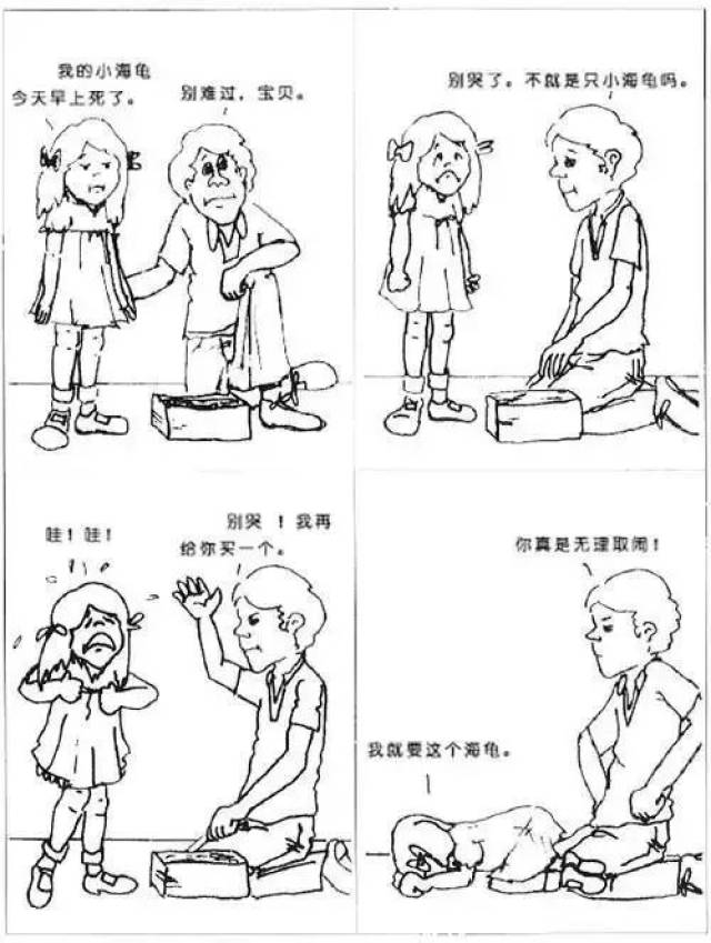 一幅漫画告诉你,你和孩子说了多少"废话".