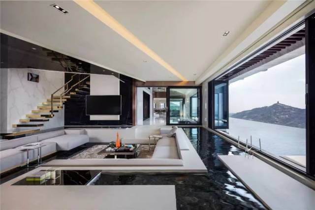 【刘荣禄新作】2000㎡城市中心极美顶层简约美墅云水间设计方案