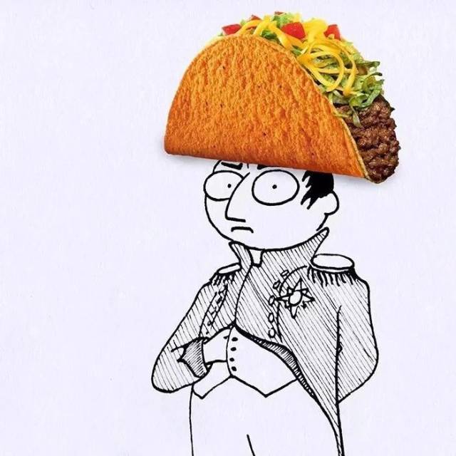 脑洞大开的插画,看得人有点饿啊!