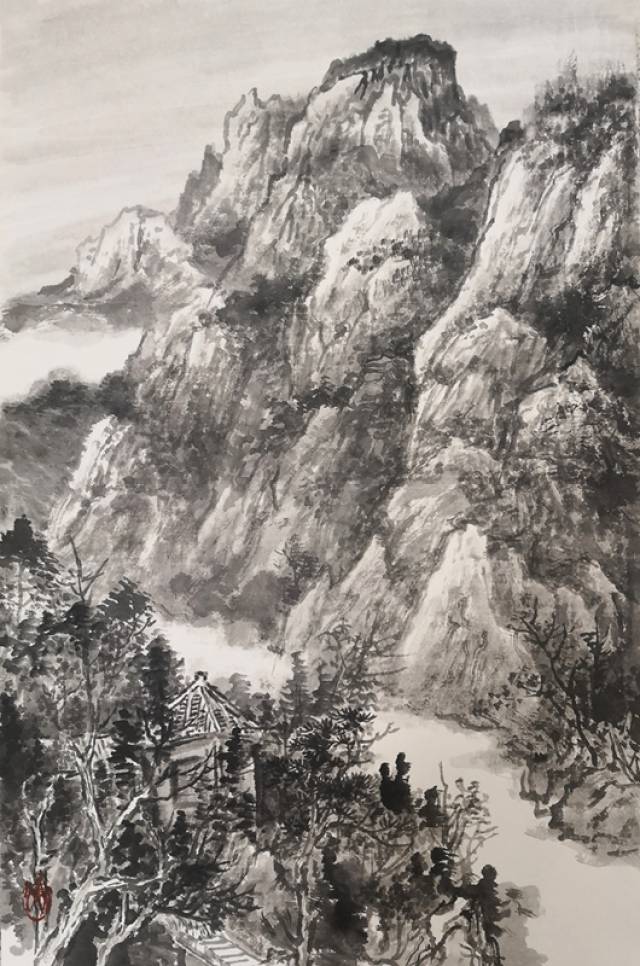 品鉴|王永刚山水画写生作品