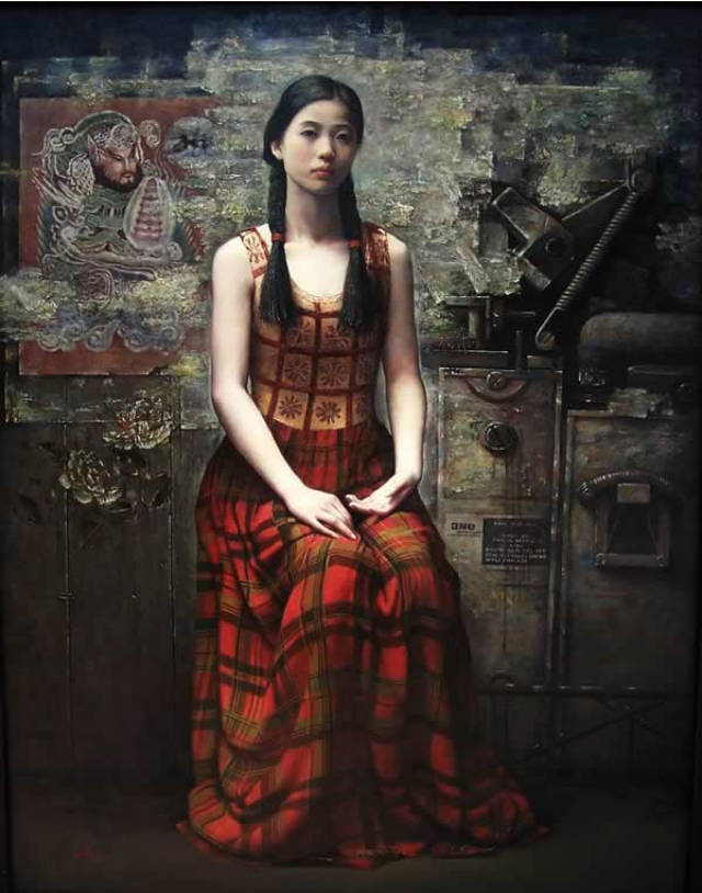 中国油画家梁峰油画作品欣赏