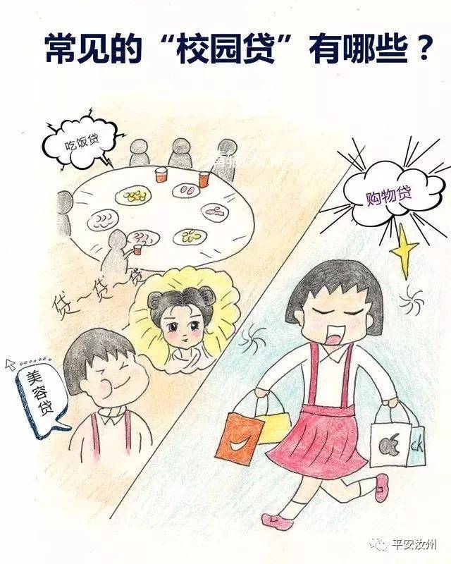 漫画| 远离校园贷,避开校园"害"!