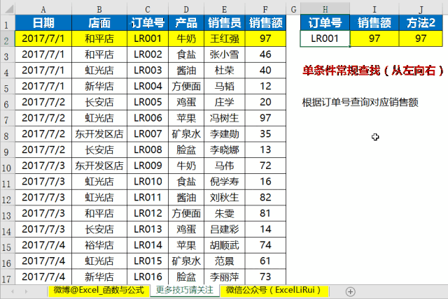 推荐第二种方法,可以避开vlookup需要if{1,0}配合构建内存数组的麻烦