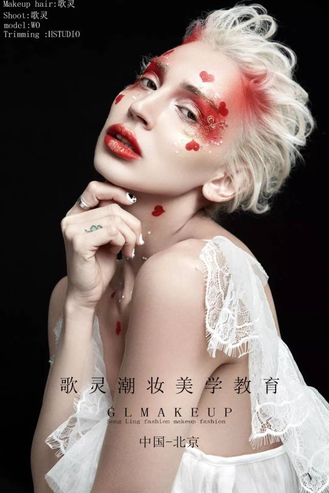 创意喷枪彩妆-化妆师灵魂之作-歌灵老师《化妆师高级研修班》课程作品