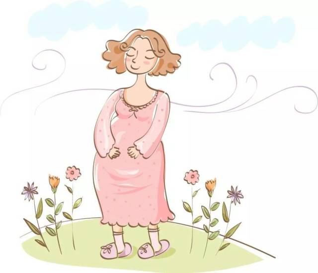 妊娠八个月末,子宫底的剑突与脐的正中(耻上24-25厘米); 妊娠九月末