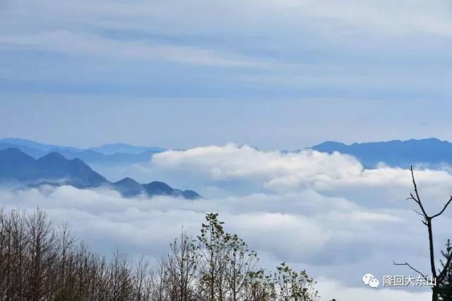 隆回大东山的初冬云海日出奇观,上了湖南卫视!