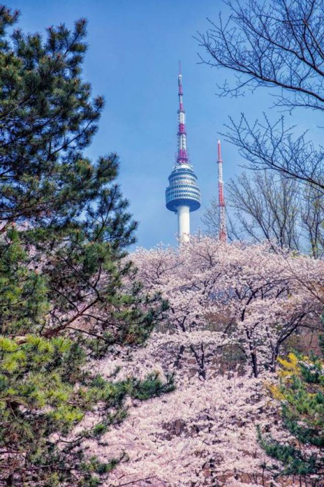 韩国热门景点介绍首尔篇n首尔塔南山塔