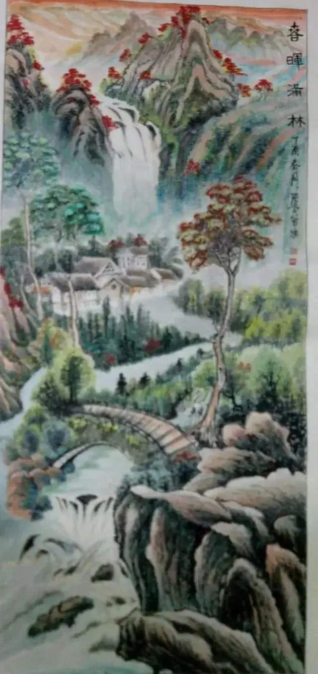 中国著名画家张孝岗书画作品精髓之处