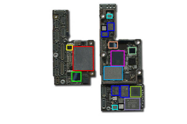 主要元器件解析: 正面: 红色:toshiba-tsb3243st3415twna1-64gb闪存