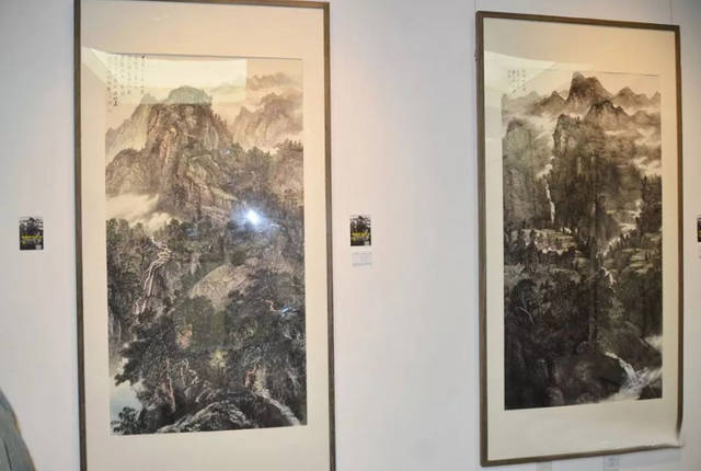 传承与经典暨张仕森全景山水画展在国家画院美术中心隆重举行