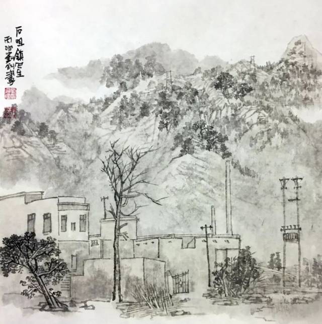 常言道"外师造化,中得心源".作为山水画家,刘刚把大好河山作为大课堂.