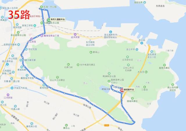 连岛和海上云台山之间要建跨海索道!这4条公交线路你知道吗?