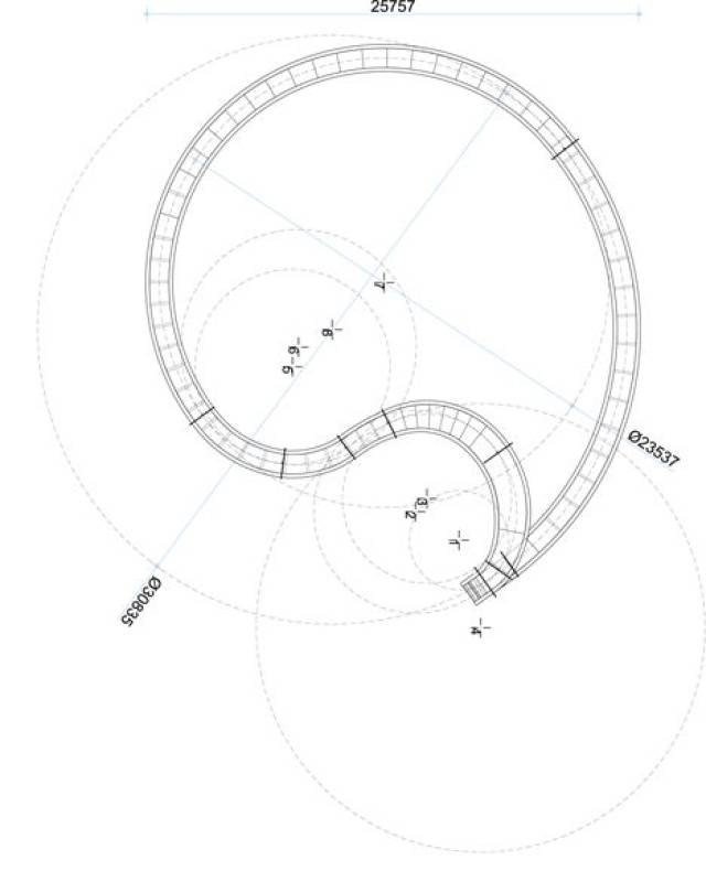 elastic perspective莫比乌斯环楼梯 这个楼梯由荷兰nextarchitects