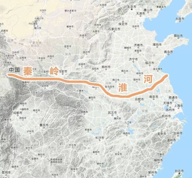 淮河和秦岭组成了南北地理分.