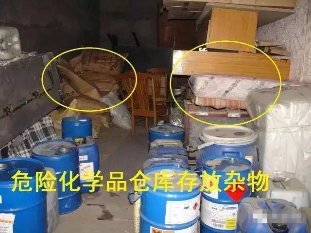 库房变工房: 违章在仓库进行危险化学品分装或包装作业.