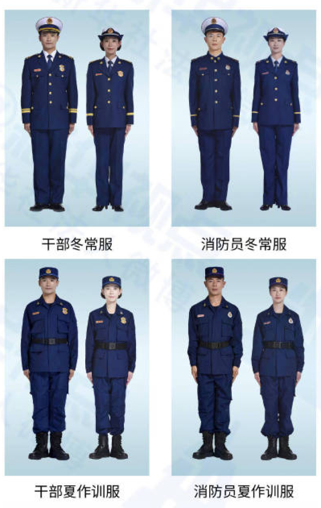 新的服装样式总体沿用传统制式服装样式.