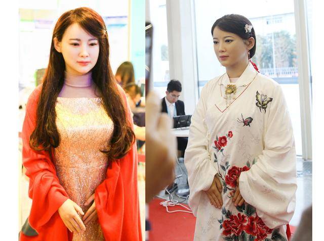 就好比中科大设计研发的美女机器人佳佳,那么日本的美女机器人与中国