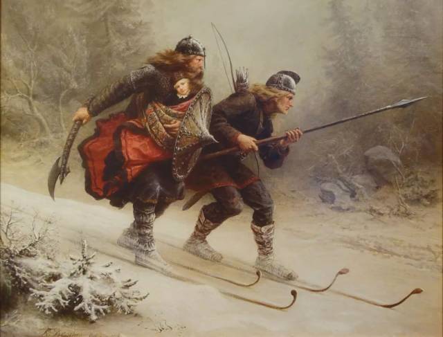 1206年挪威内战期间,滑雪曾在挪威历史上起过重要作用.