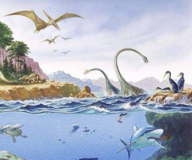 恐龙体型那么巨大,怎么在陆地上生活的?其实水里才是它真正的家
