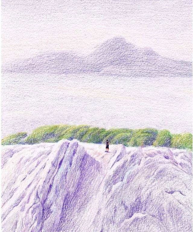 今天教大家画一幅麦田里的守望者 | 九点画画彩铅教程