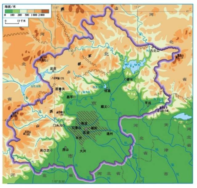 地理马红斌老师原创【位置 北京位于华北平原北部,与天津相邻,被