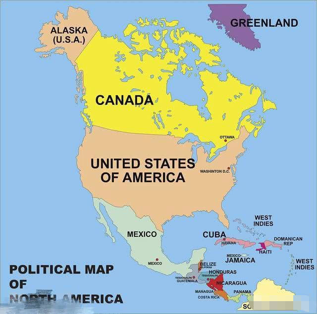 美国为什么不统一北美大陆,做世界第一领土的大国?