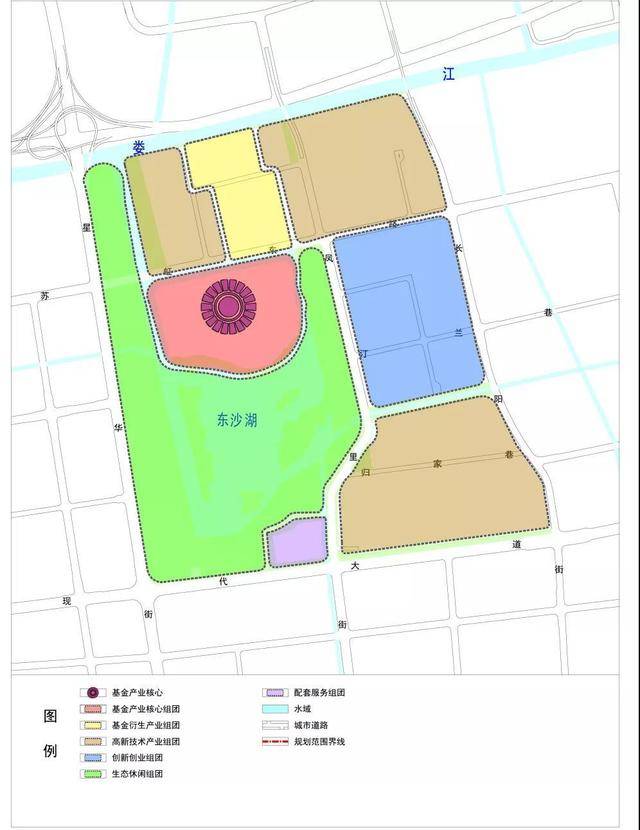 规划公示苏州工业园区东沙湖基金小镇