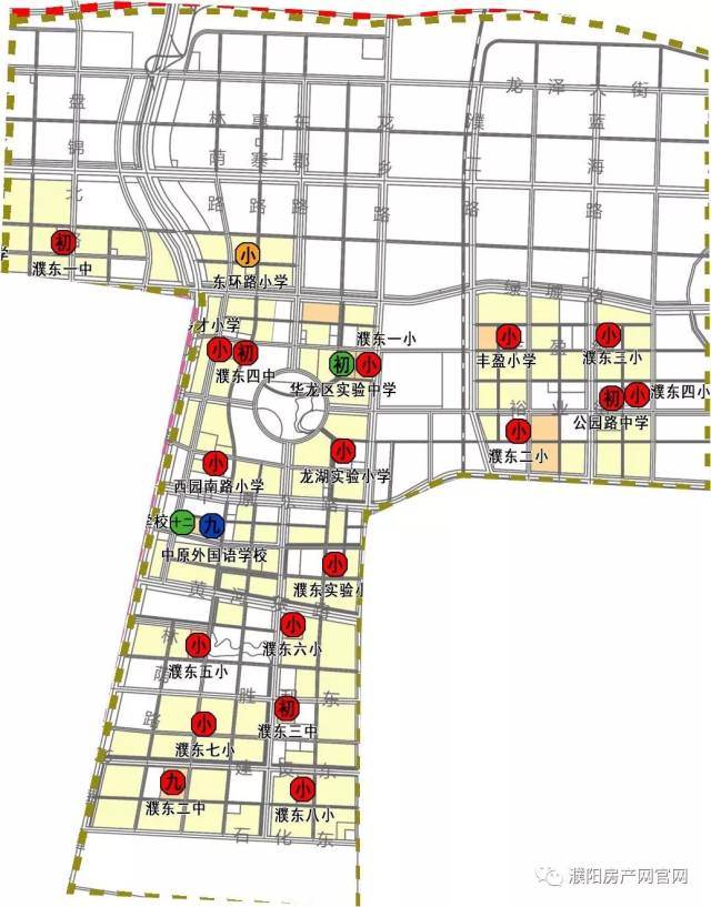 快看!未来17年内,濮阳市城区小学,中学规划都布局在这里