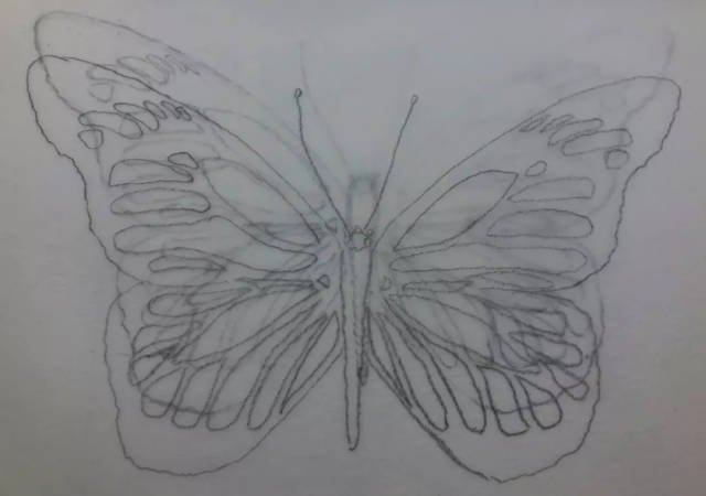 今天,教大家画3只彩色蝴蝶 | 九点画画水彩教程