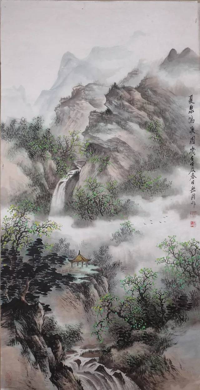 历览千江水,胸藏万里川 ——记当代艺术大家王岳岗老师笔墨江山秀