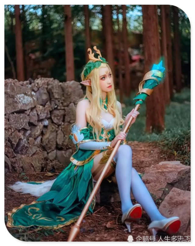 美女神级还原王昭君的精灵公主皮肤,真正的仙女下凡,美呆了