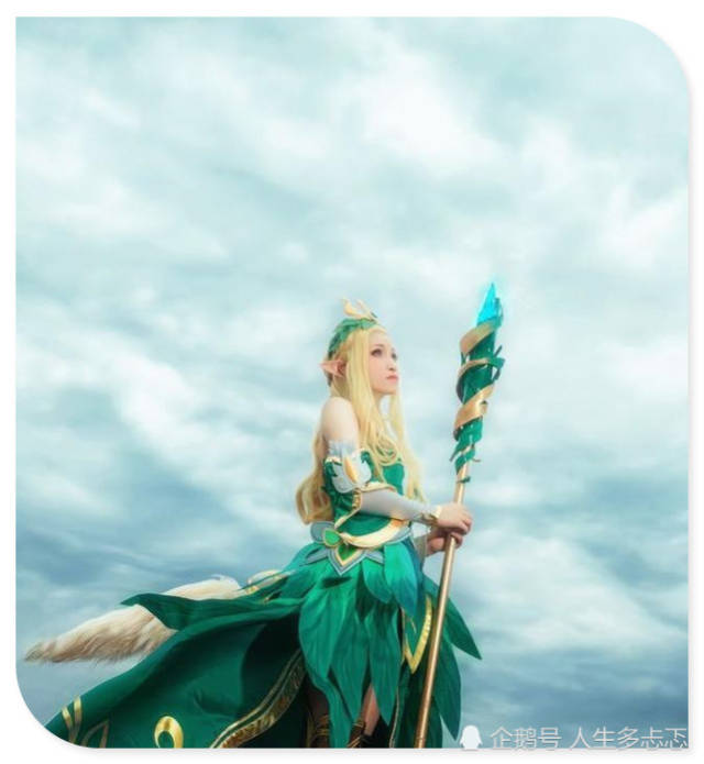 美女神级还原王昭君的精灵公主皮肤,真正的仙女下凡,美呆了
