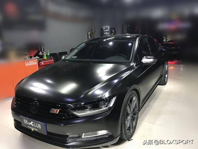 blox 车主记-脱胎换骨变身黑武士 大众迈腾b8改装案例图片