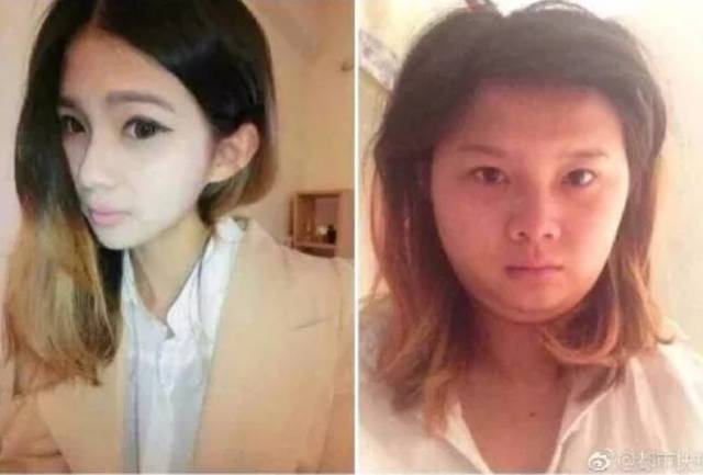还有一组 女人怀孕前后的反差图