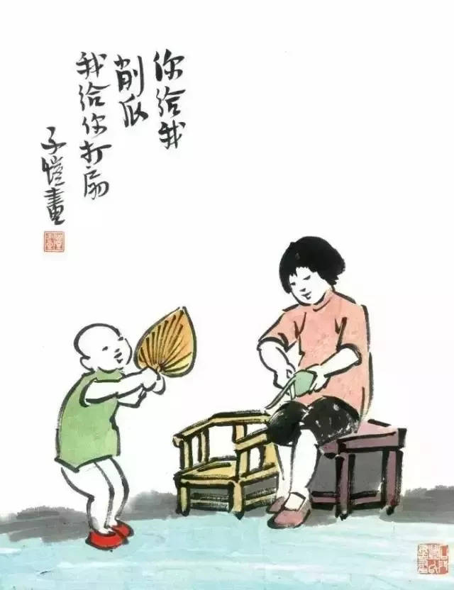 丰子恺 :漫画中的儿童 ,这才叫童年