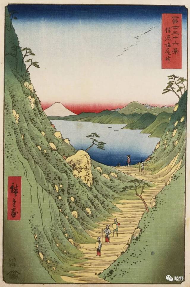 均为日本画师在1980年代按照原画1:1手工复刻的木版画,纹理细节丰富