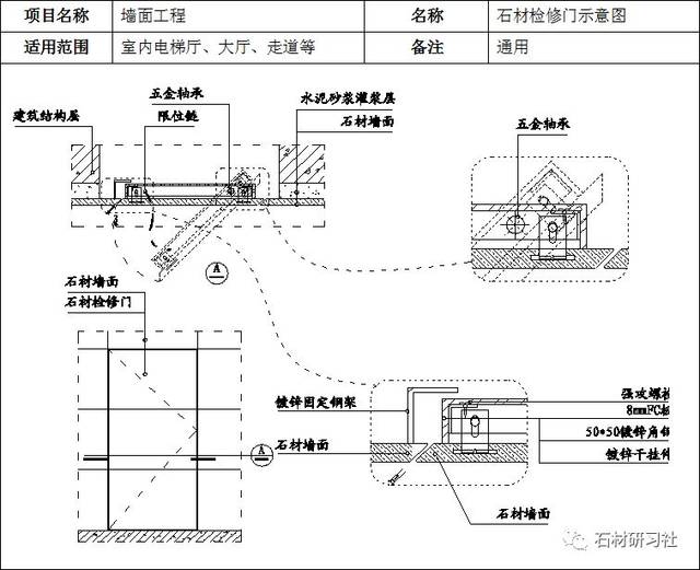 墙面干挂石材工艺工法指引