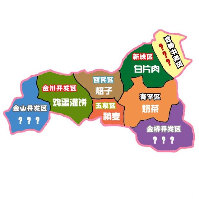 谁把呼和浩特的地图画成这样了?太有意思了