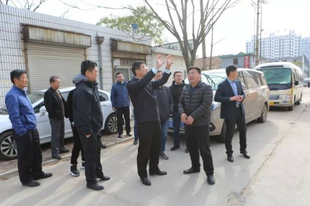 乔宇副局长带领市城管办,东港区住建局,开发区住建局及奎山街道,日照