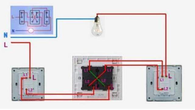 手把手教你各种开关接线,单控 双控 三控 四控开关,小白看过来