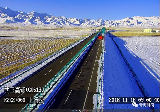 对该路段实施交通管制; g338海天线,天峻至木里路段因降雪路面湿滑,对