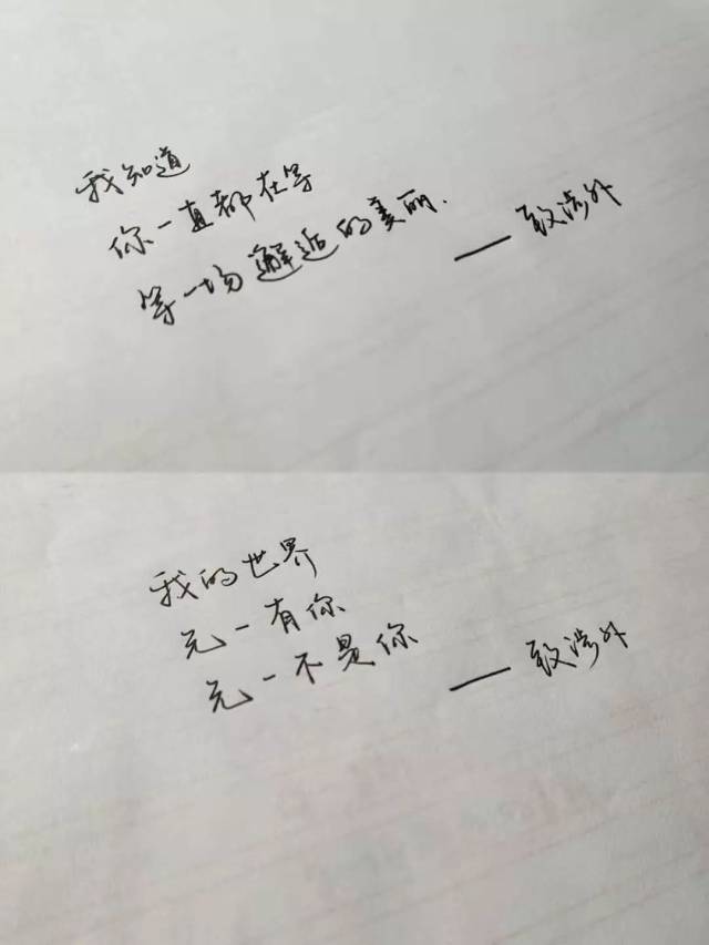 我对你的爱有着千言万语 如今愿化作简单的三行情书 来倾诉,来抒情