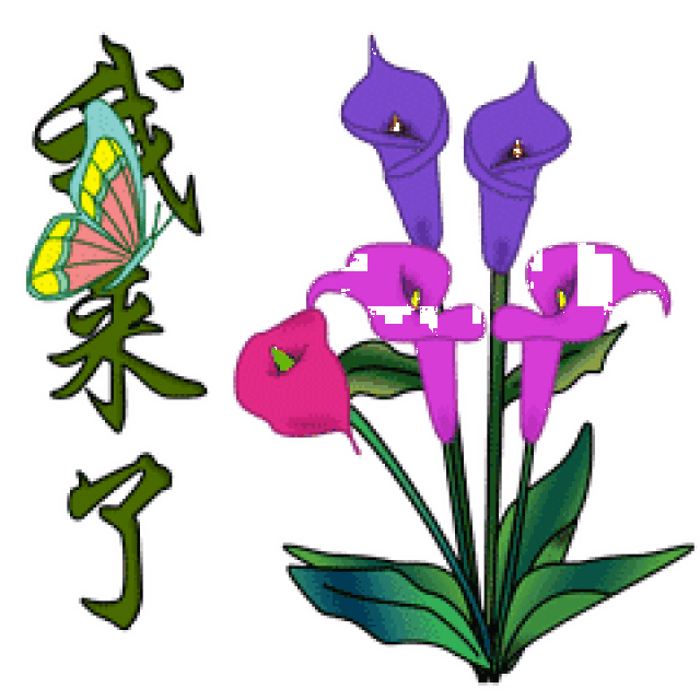 我来了聊天动态表情图