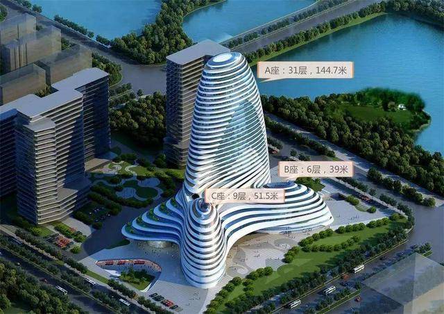 投资20亿的广西新媒体大厦落成,造型独特,网友:总感觉
