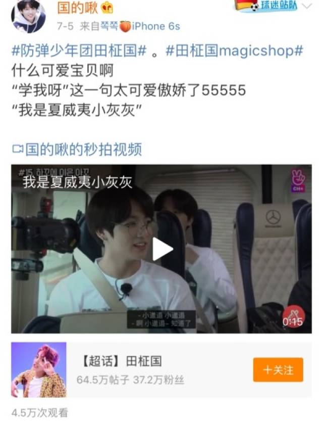 附赠两张全世界都知道夏威夷小灰灰可爱只有田柾国自己不觉得可爱的