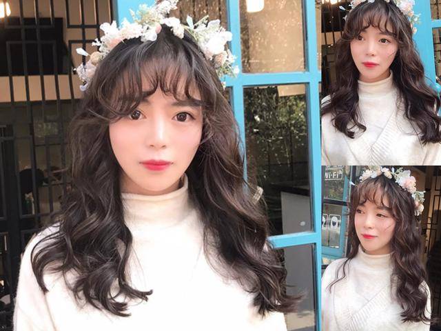 发量少的小仙女,烫个2018年很流行的小蛋卷烫发型,太好看了!