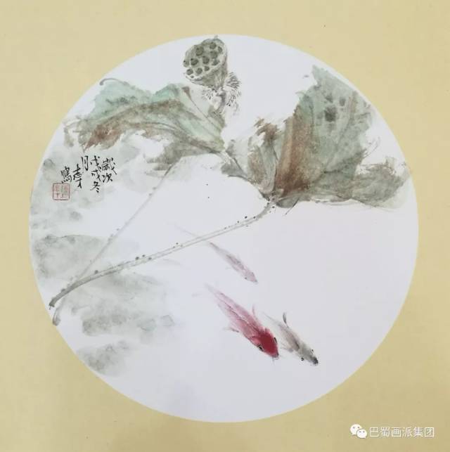 不觉,巴蜀画派中青年代表画家,著名花鸟画家陈志才最近也画了一批