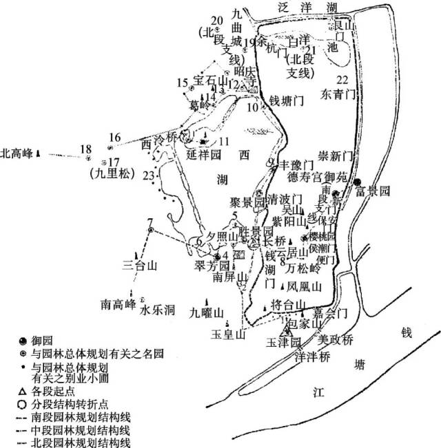 绍兴八年(1138),南宋王朝正式定都临安,历代帝王推崇自然湖山之美