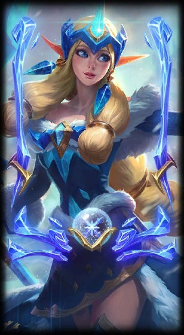 奶妈没辜负大家的希望 《英雄联盟》测试服冰雪节皮肤原画来了