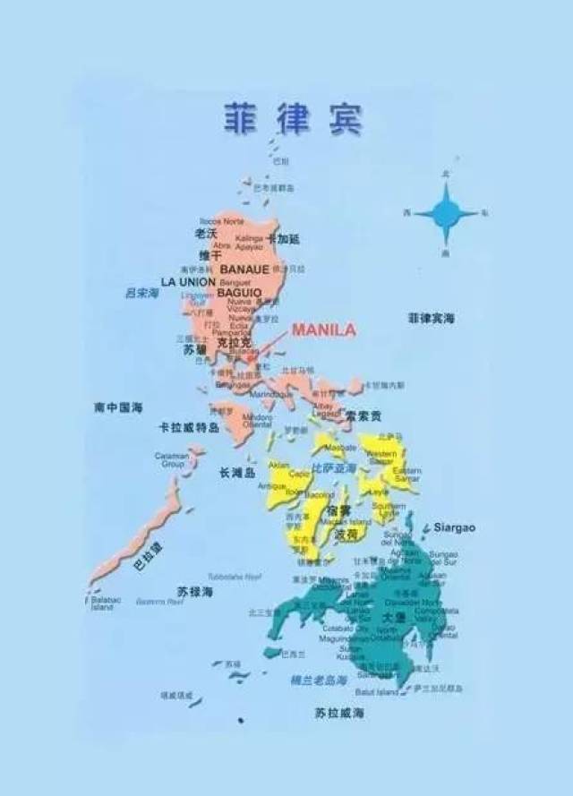 大家其实都知道,菲律宾地处热带地区,在中国南海的东部,有三大区块